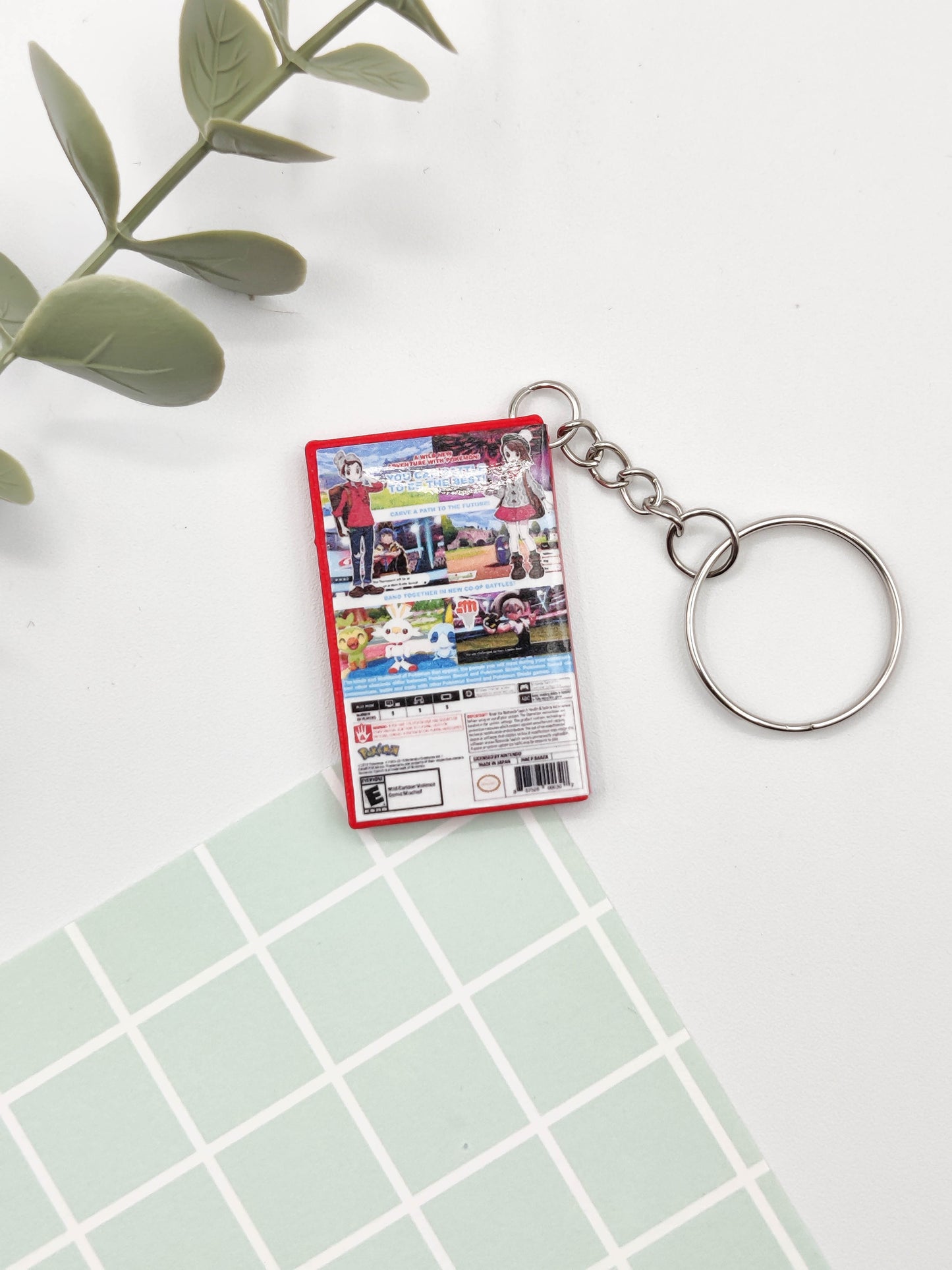 Llavero caja juego Switch - Pokemon Espada