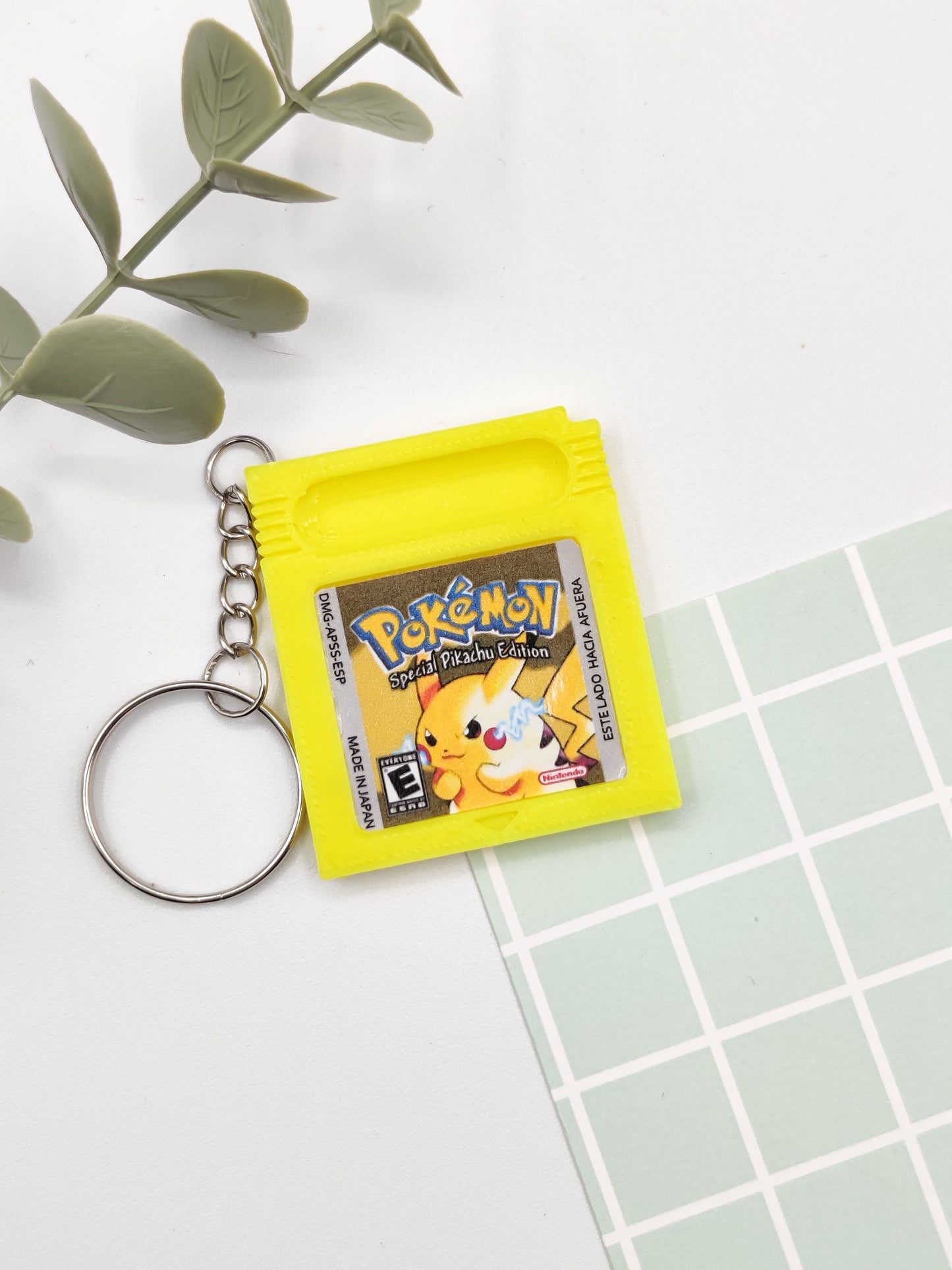 Llavero cartucho Game Boy - Pokemon Amarillo