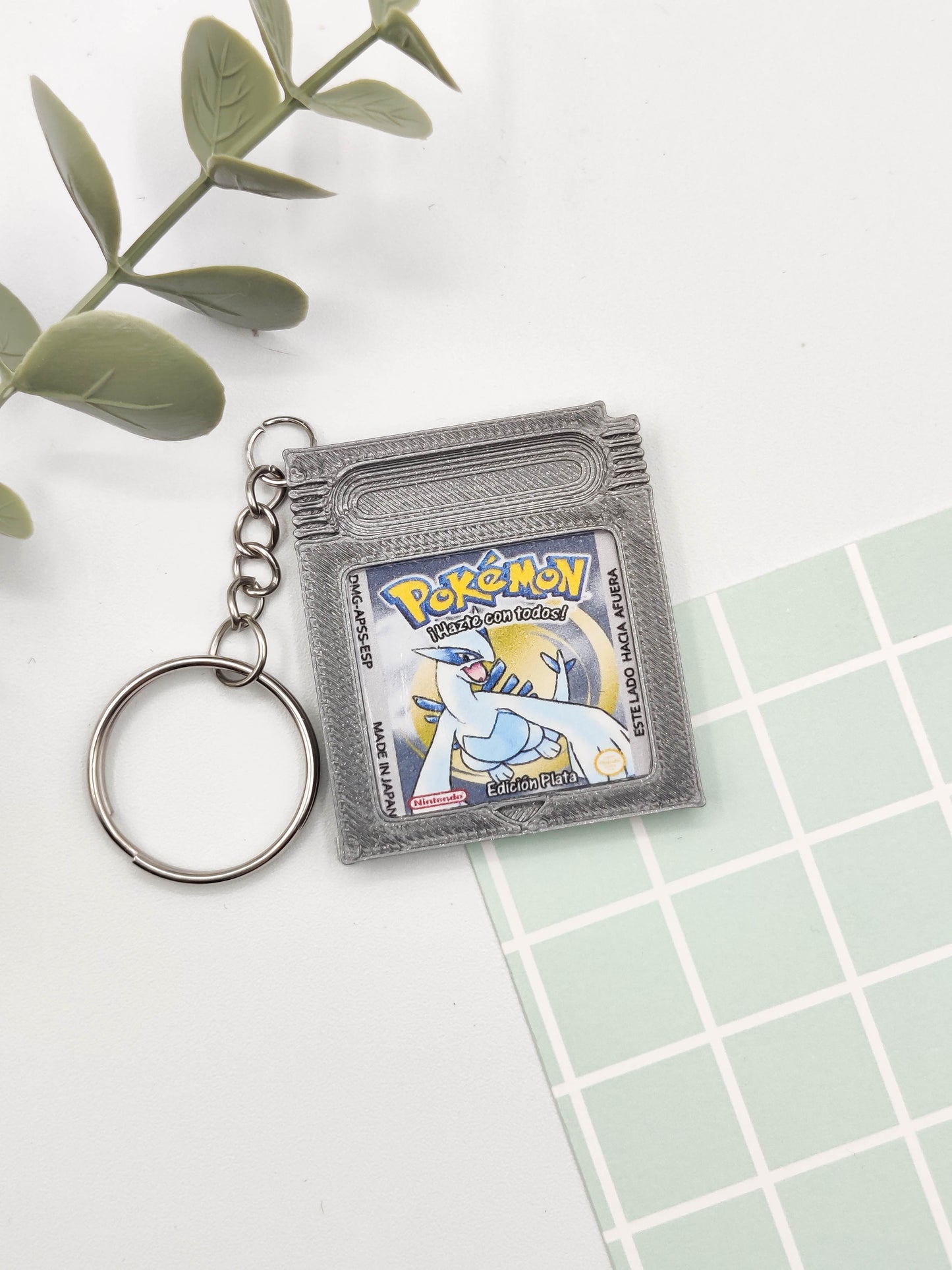 Llavero cartucho Game Boy - Pokemon Plata