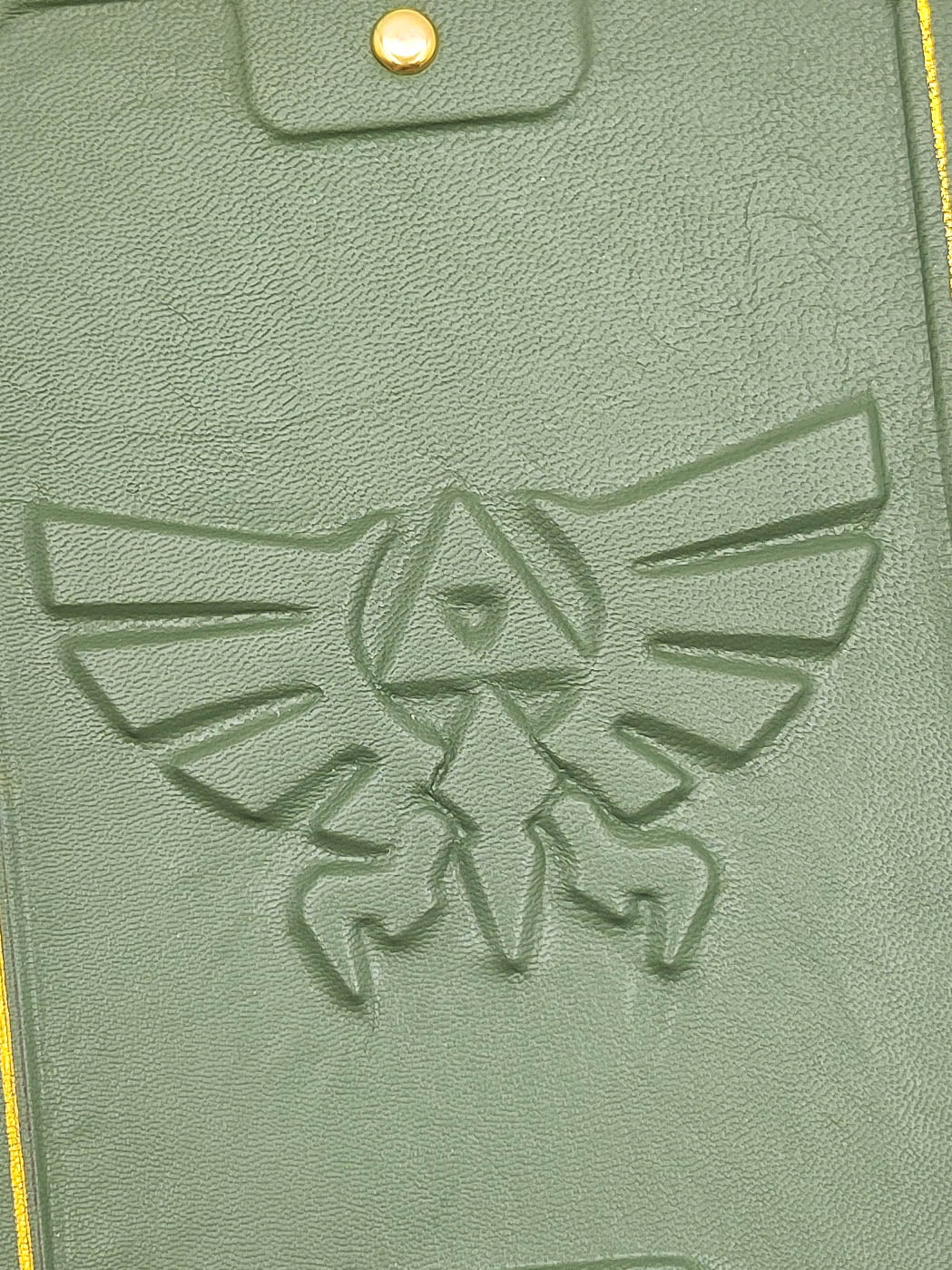Cuaderno artesanal de piel inspirado en Zelda A5