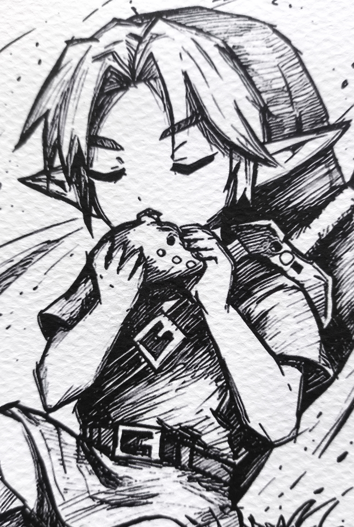 Lámina A5 Link - Zelda: Ocarina of Time