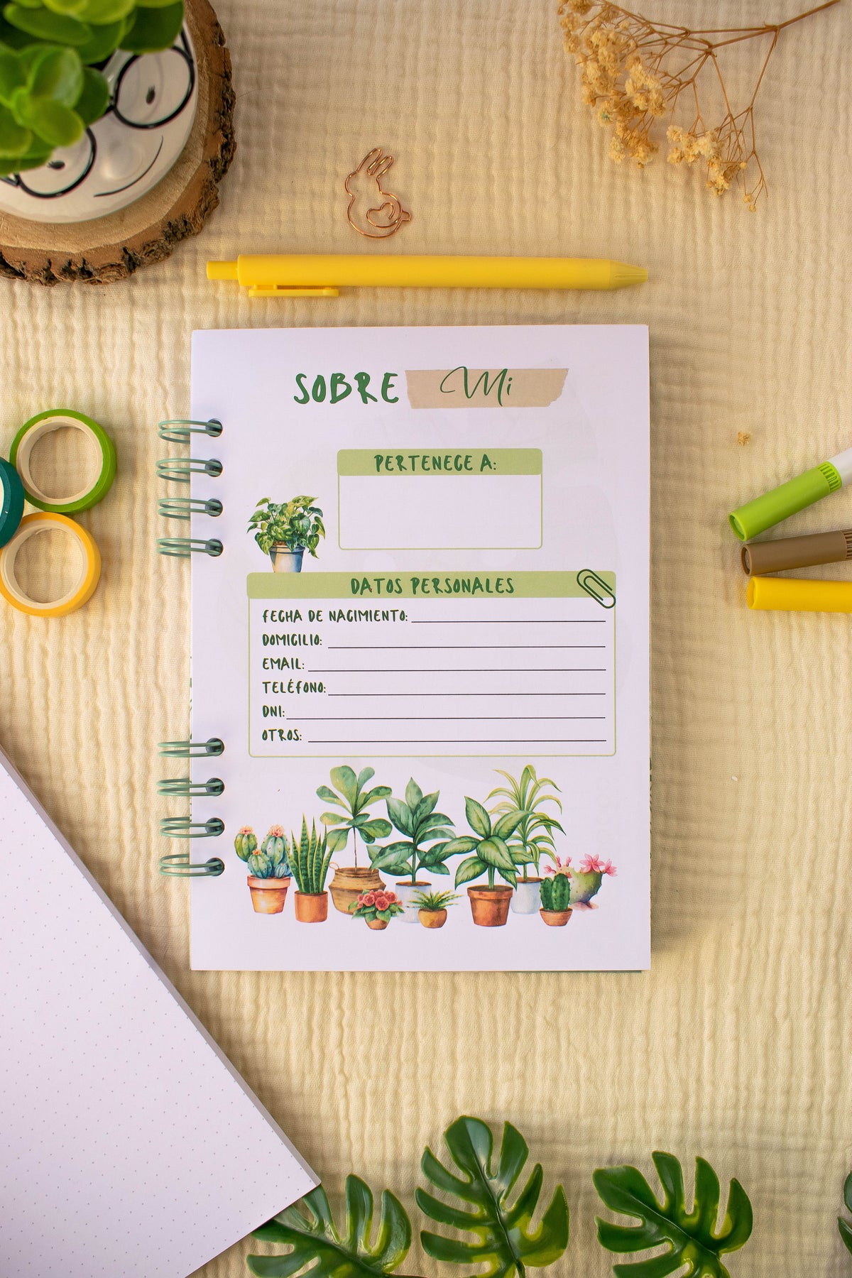 Diario de plantas A5