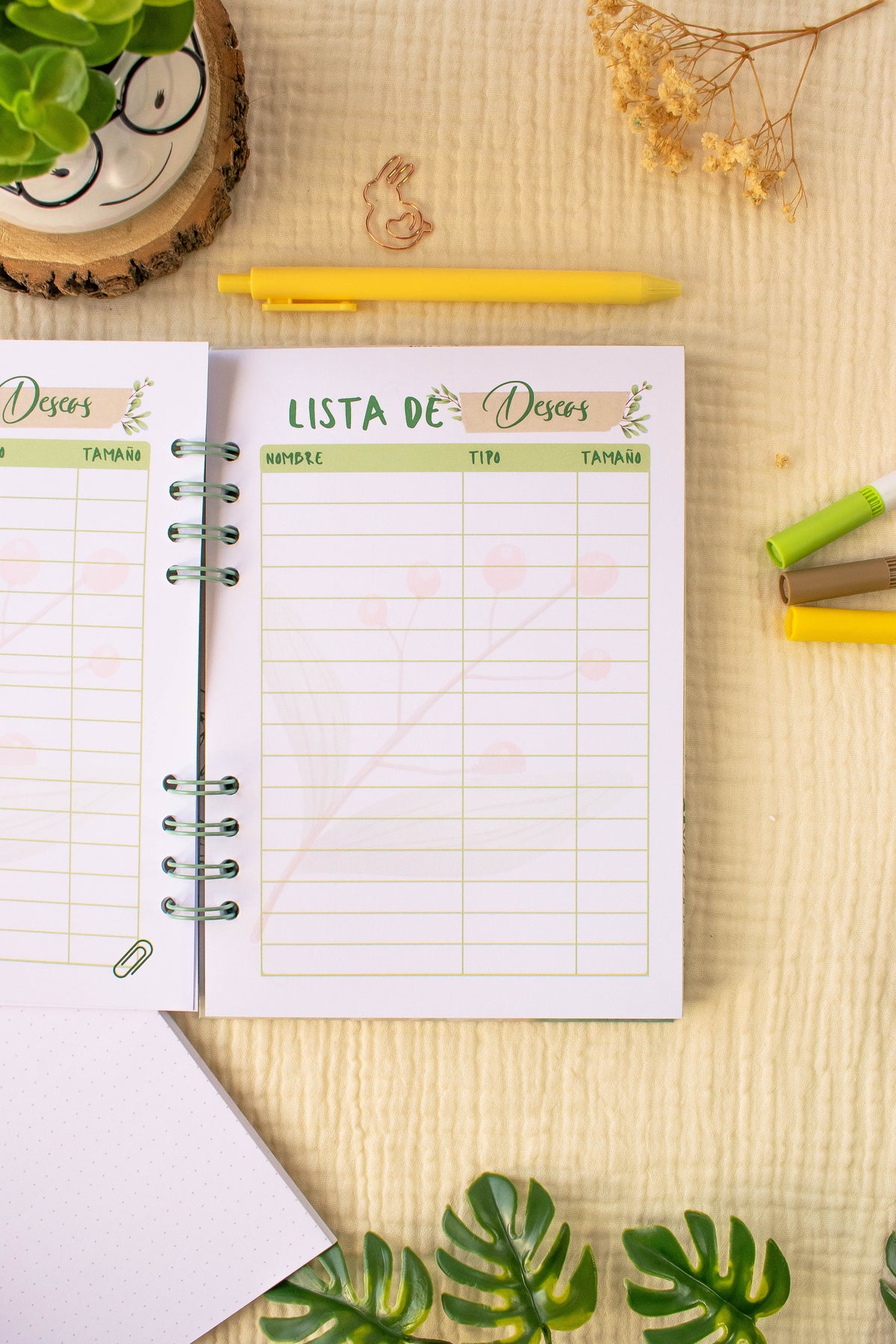 Diario de plantas A5