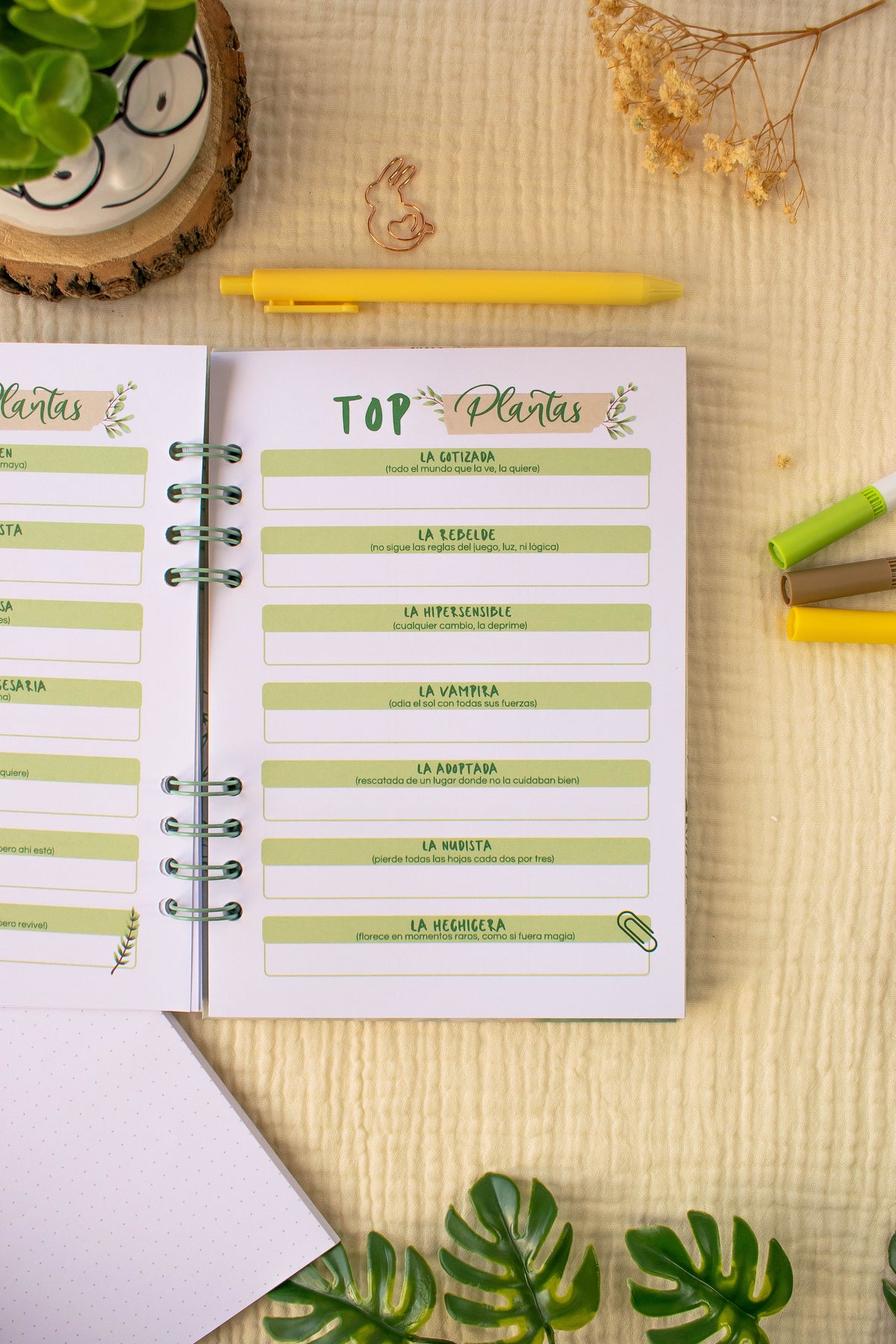 Diario de plantas A5