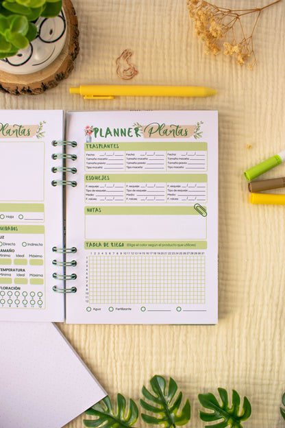 Diario de plantas A5