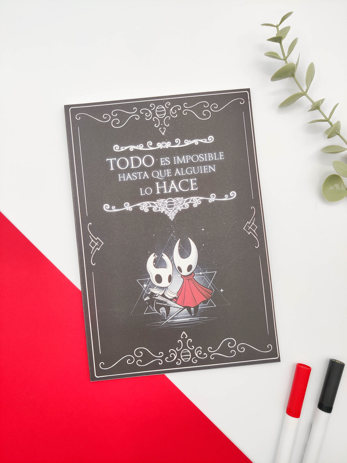 Cuaderno grapado - Hollow Knight