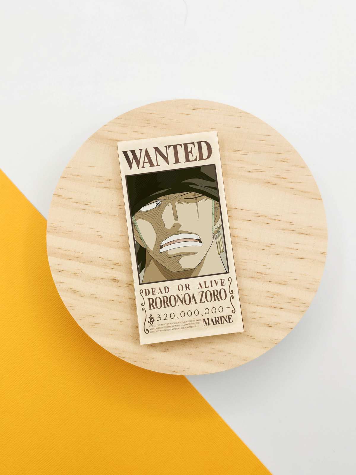 Marcapáginas - One Piece "Wanted"