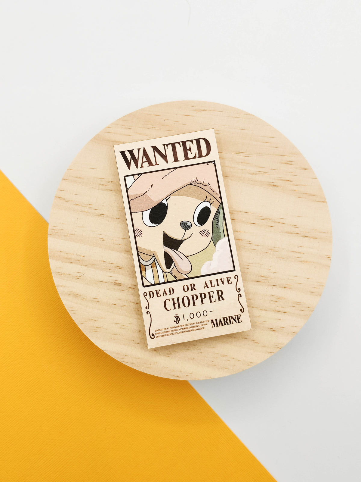 Marcapáginas - One Piece "Wanted"