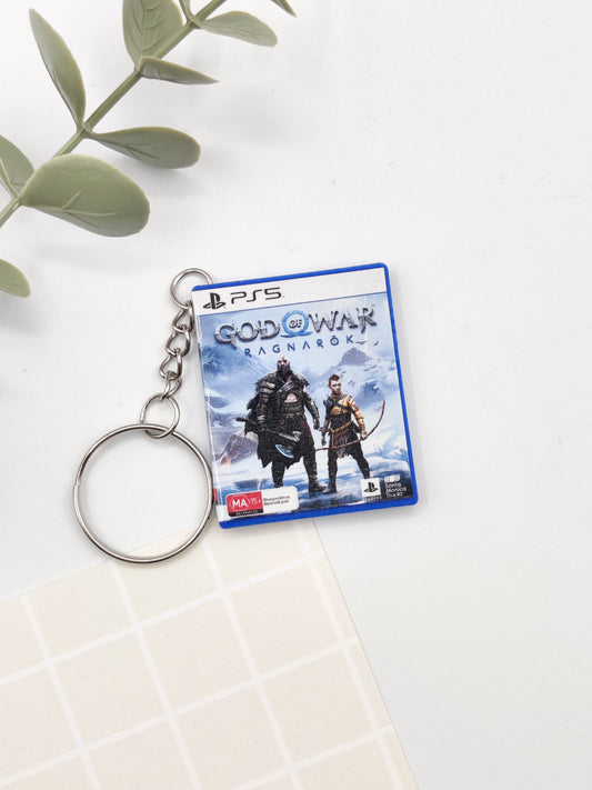 Llavero caja juego PS5 - God of War Ragnarok