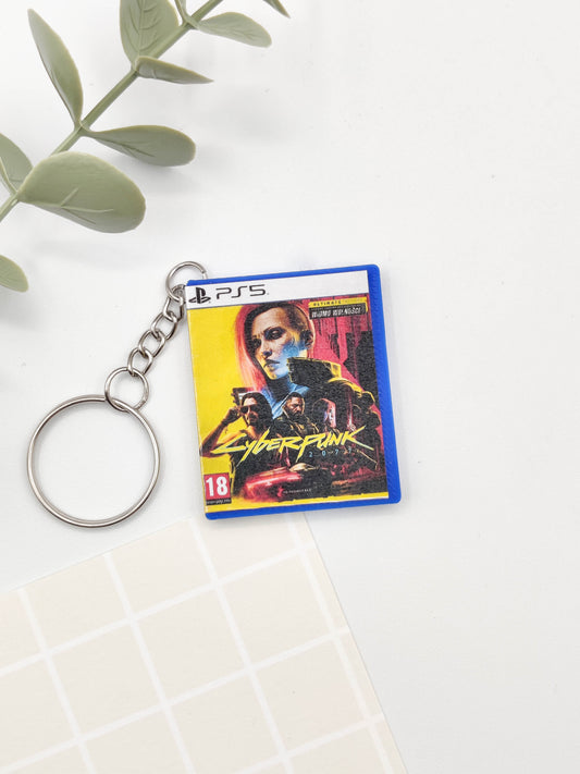 Llavero caja juego PS5 - Cyberpunk