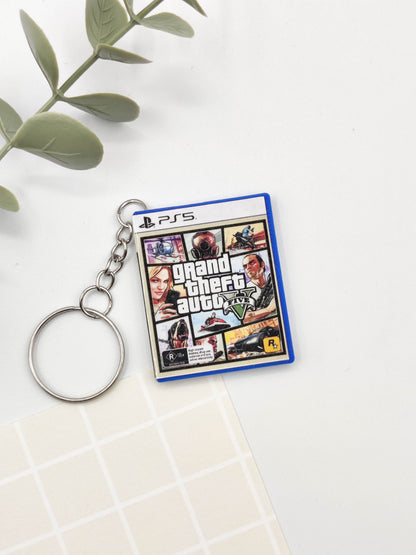 Llavero caja juego PS5 - GTA V