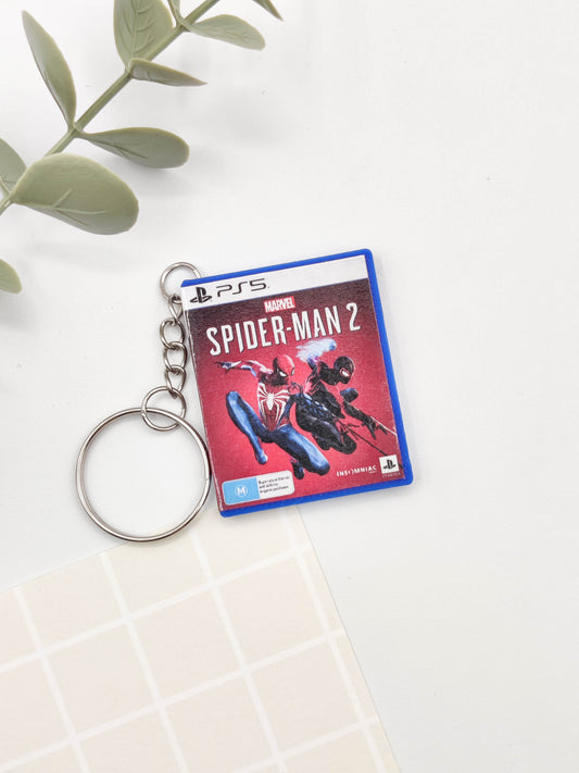 Llavero caja juego PS5 - Spiderman 2