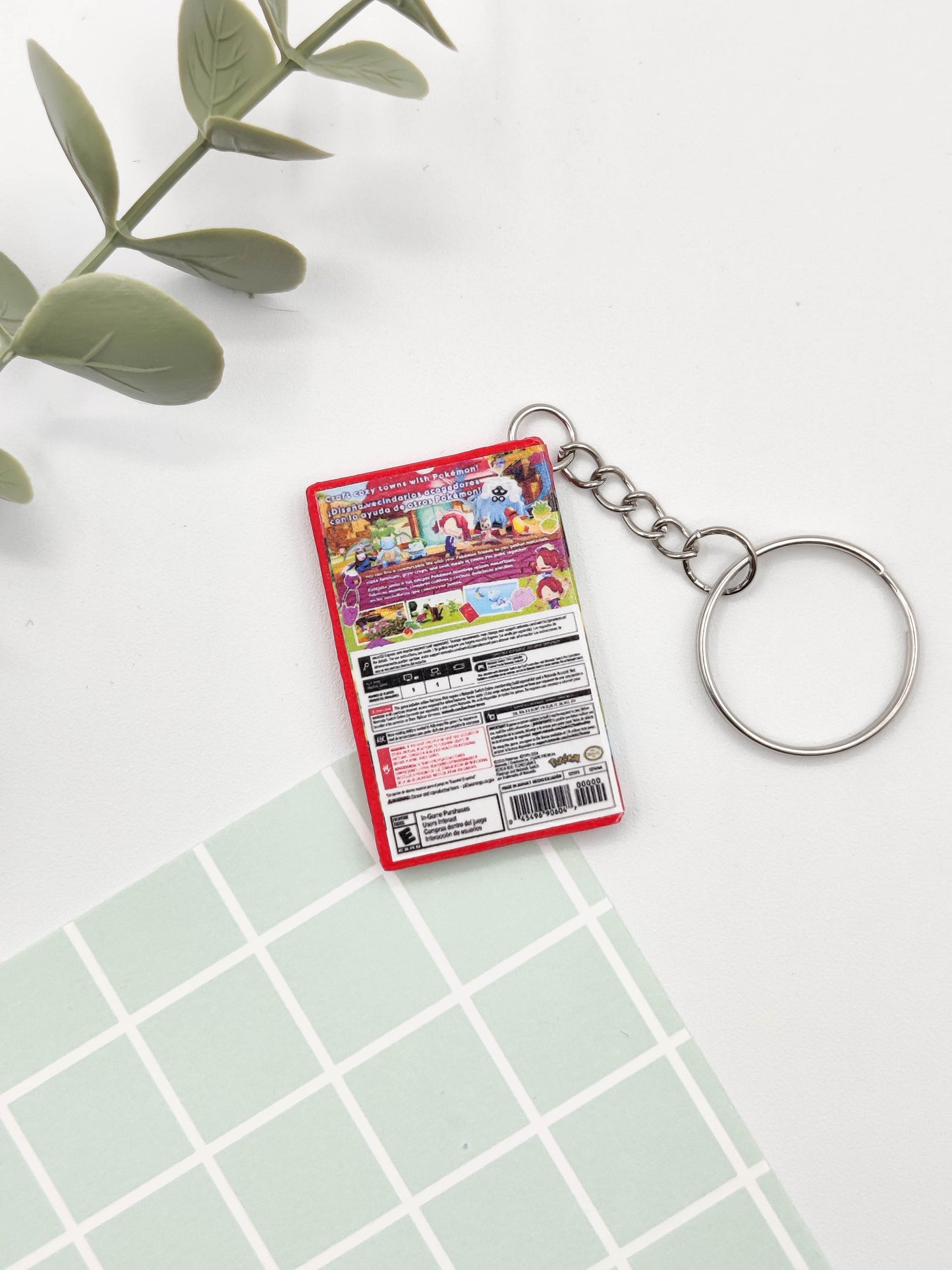 Llavero caja juego Switch - Pokemon Pokopia