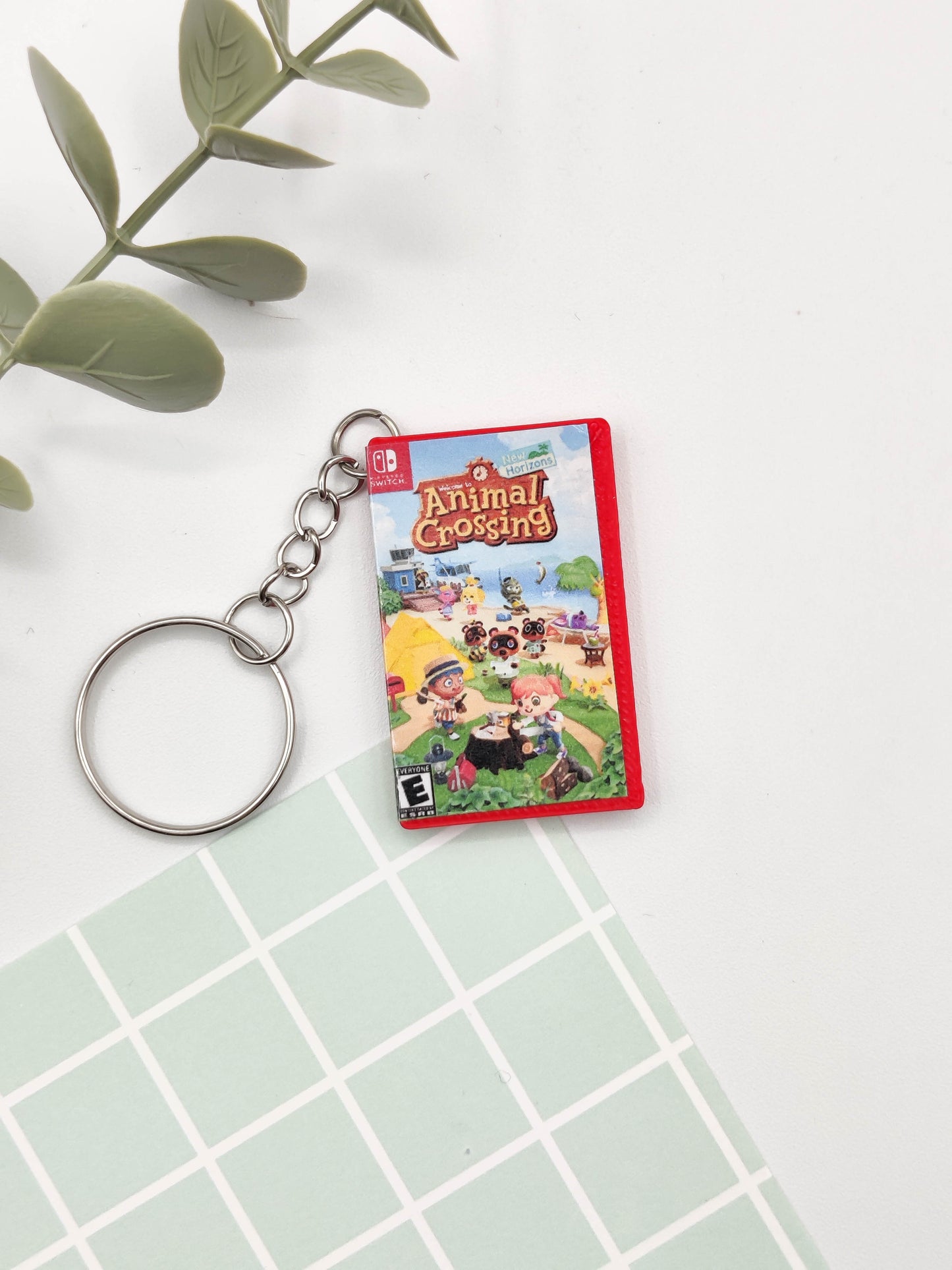 Llavero caja juego Switch - Animal Crossing