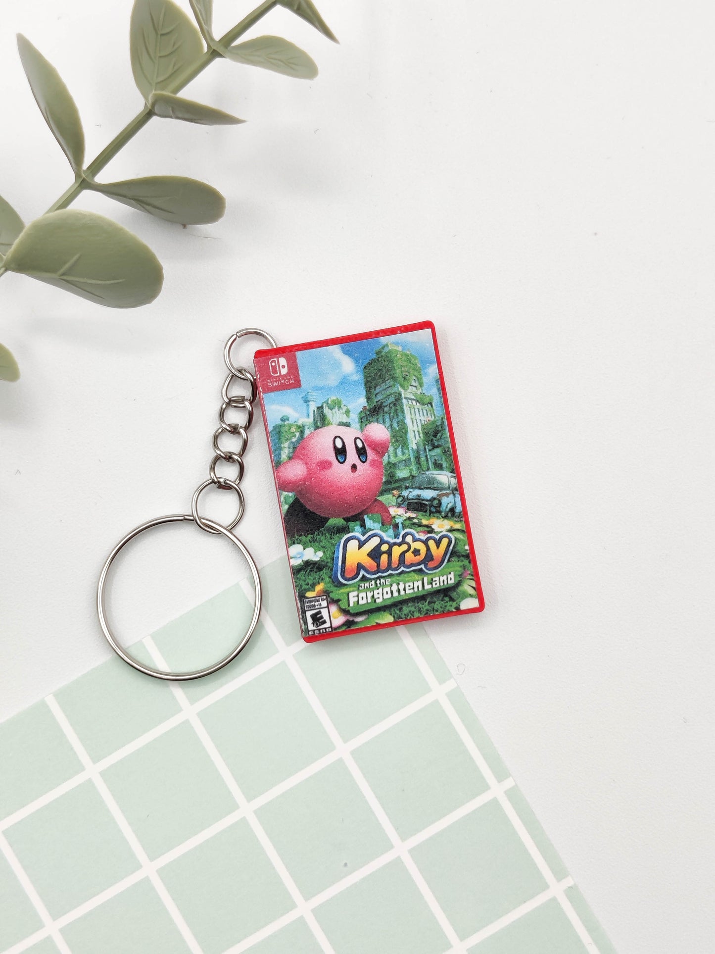 Llavero caja juego Switch - Kirby