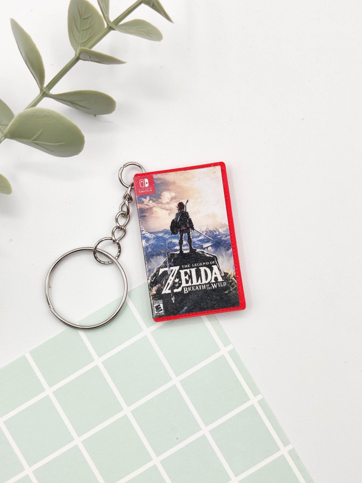 Llavero caja juego Switch - Zelda Breath of the Wild