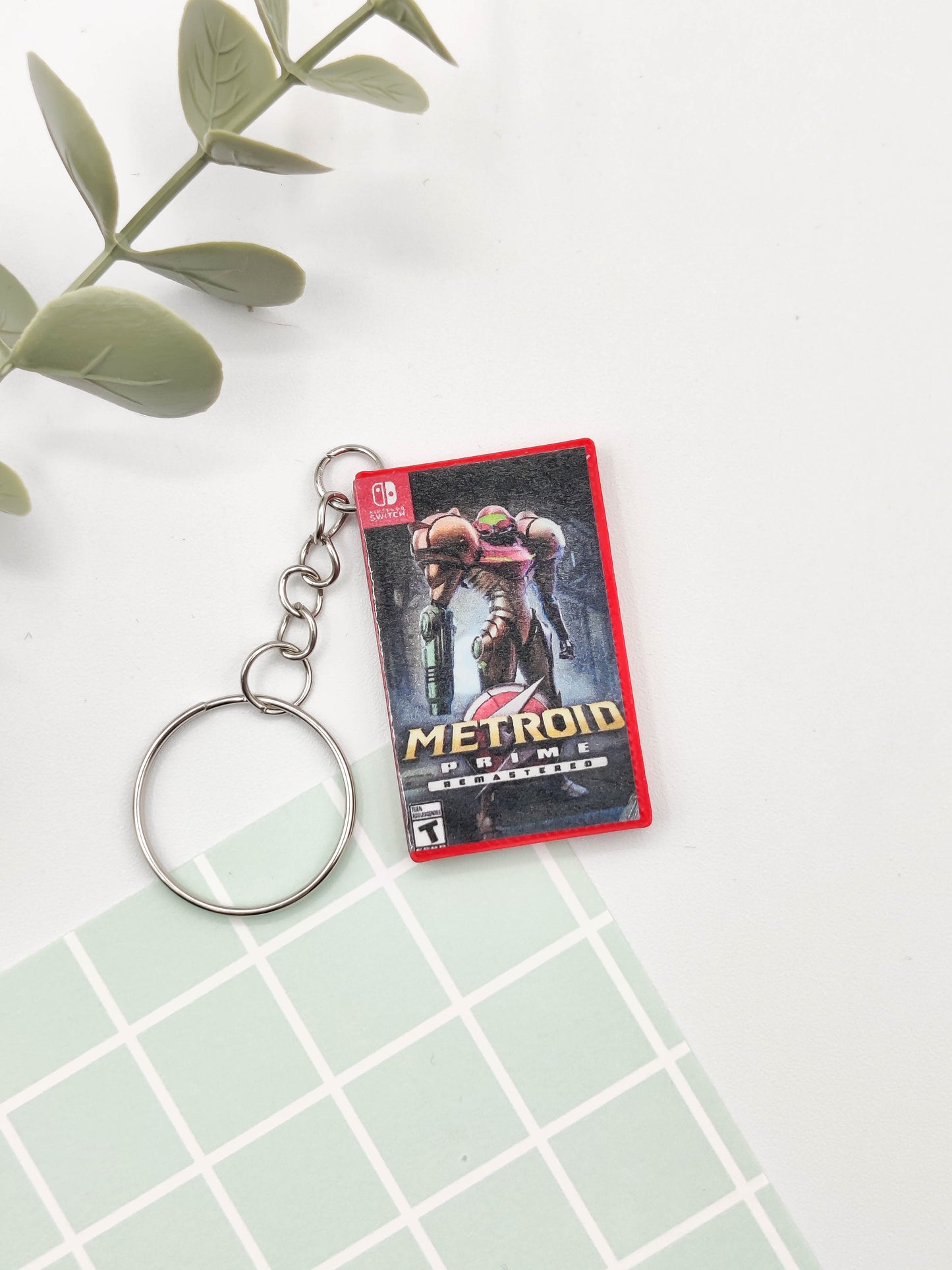 Llavero caja juego Switch - Metroid