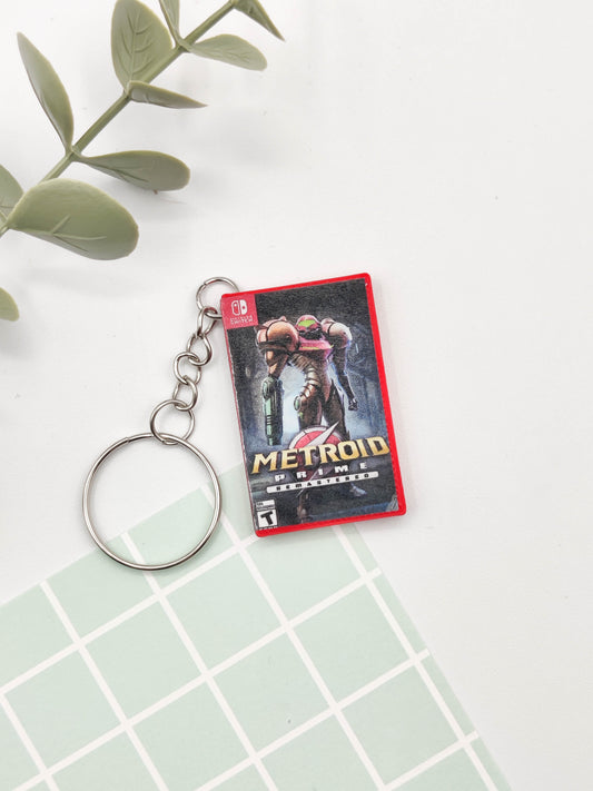 Llavero caja juego Switch - Metroid