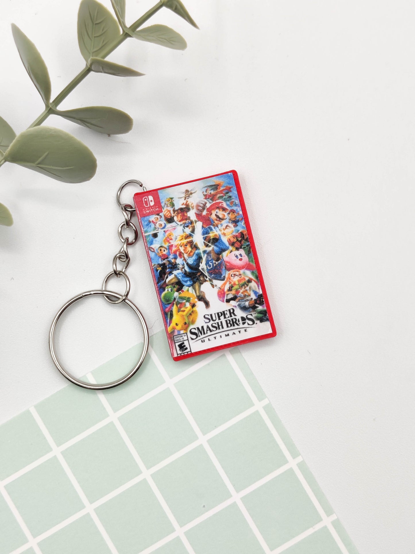 Llavero caja juego Switch - Super Smash Bros Ultimate
