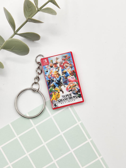 Llavero caja juego Switch - Super Smash Bros Ultimate