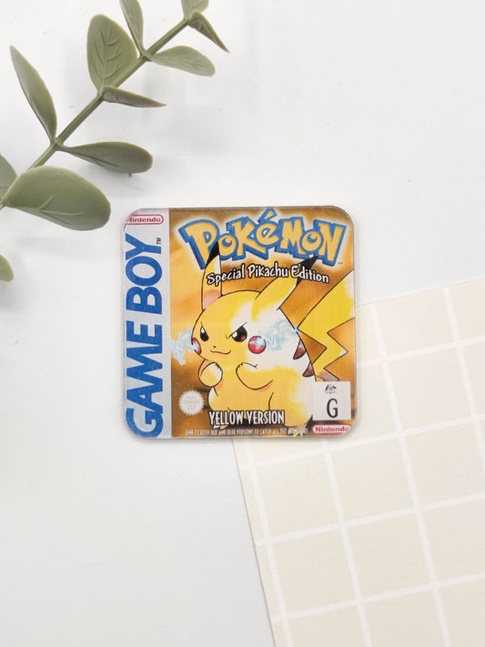 Imán de nevera Pokemon Amarillo - Game Boy