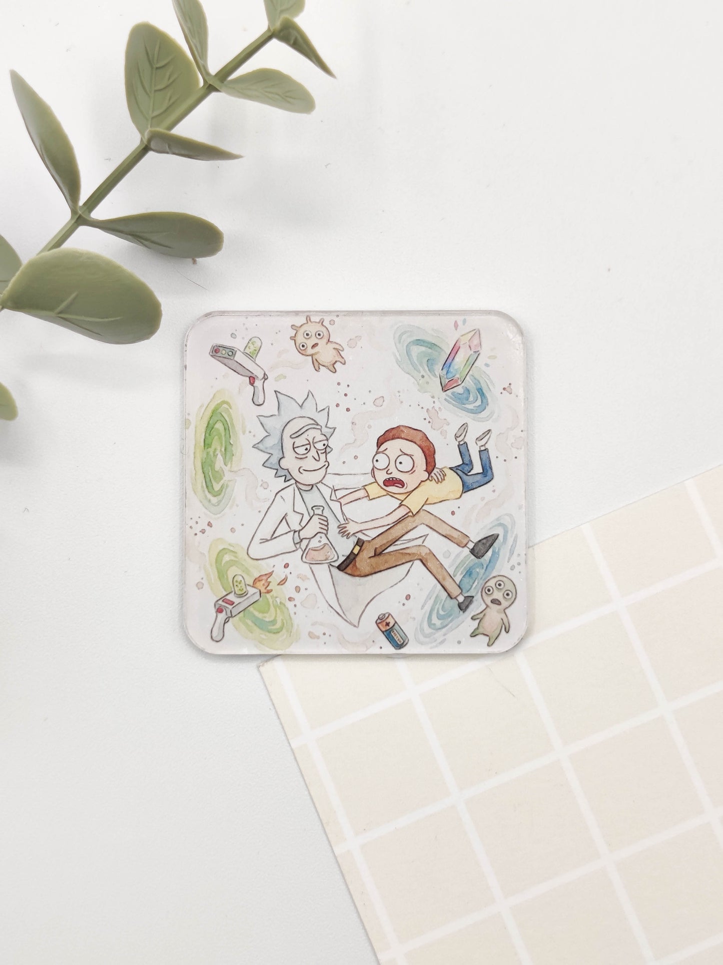 Imán de nevera - Rick y Morty