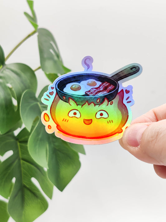 Pegatina Holográfica Calcifer