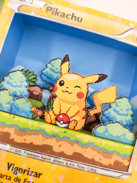 Diorama Pikachu - Pokemon