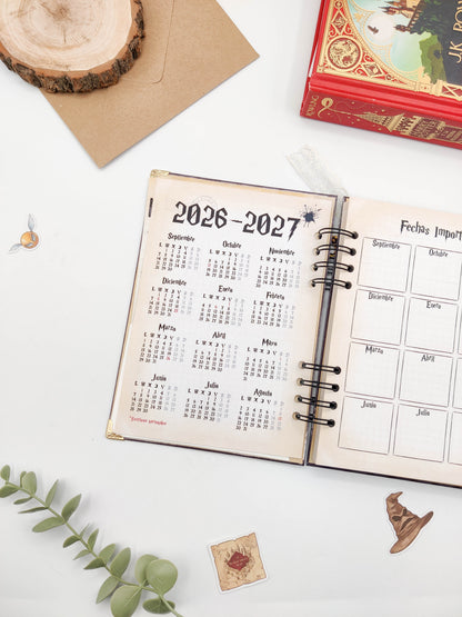 Agenda Harry Potter - 2026-2027 semanal