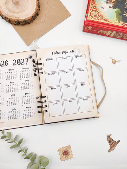 Agenda Harry Potter - 2026-2027 semanal