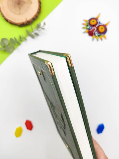 Cuaderno artesanal de piel inspirado en Zelda A5