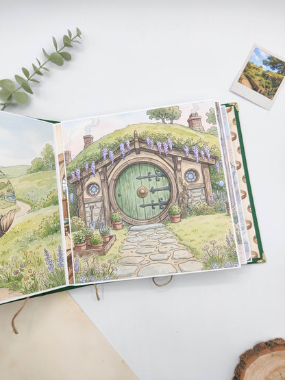 Álbum de fotos artesanal inspirado en El Señor de los Anillos y El Hobbit