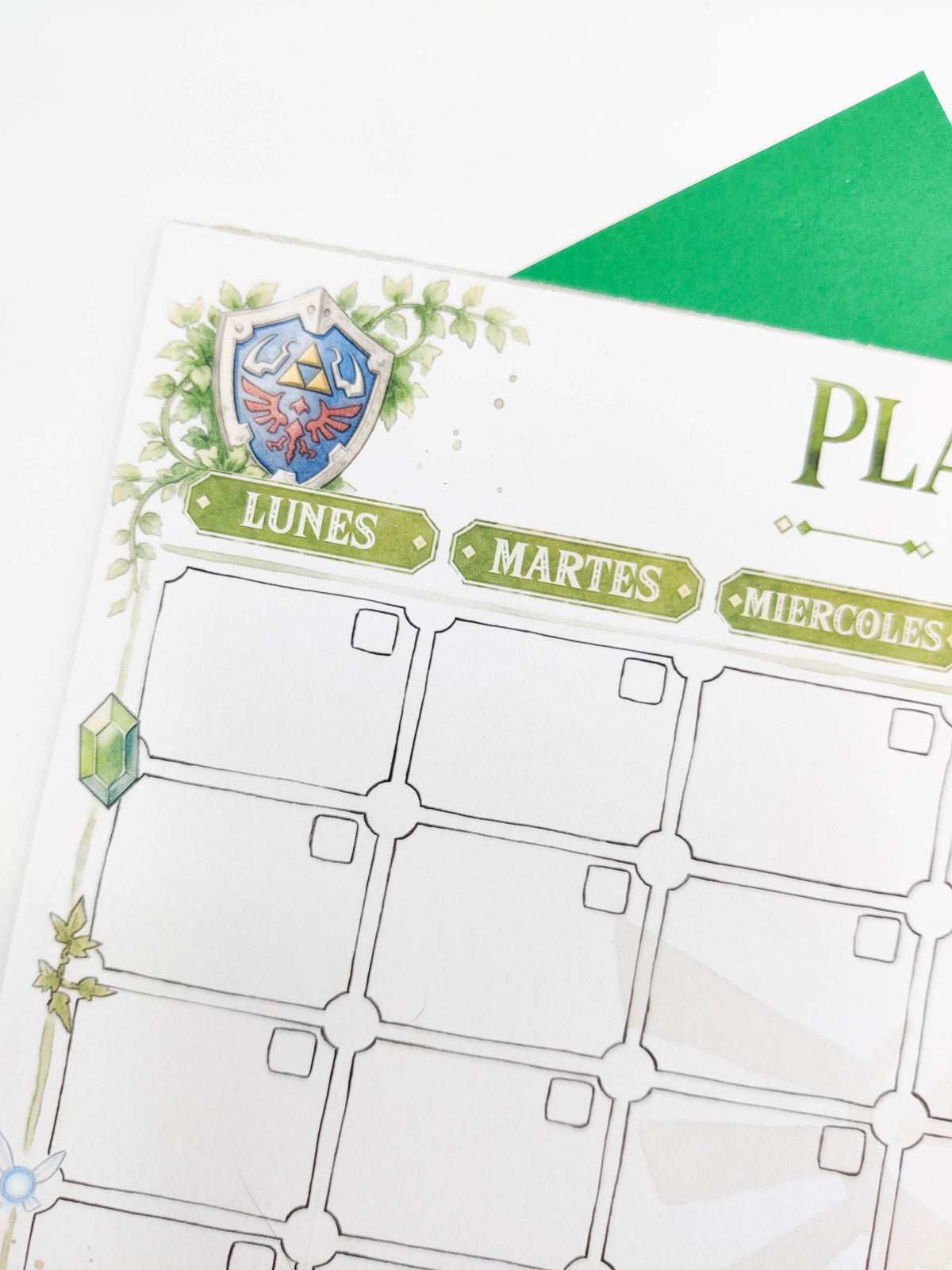 Planificador mensual - The Legend of Zelda