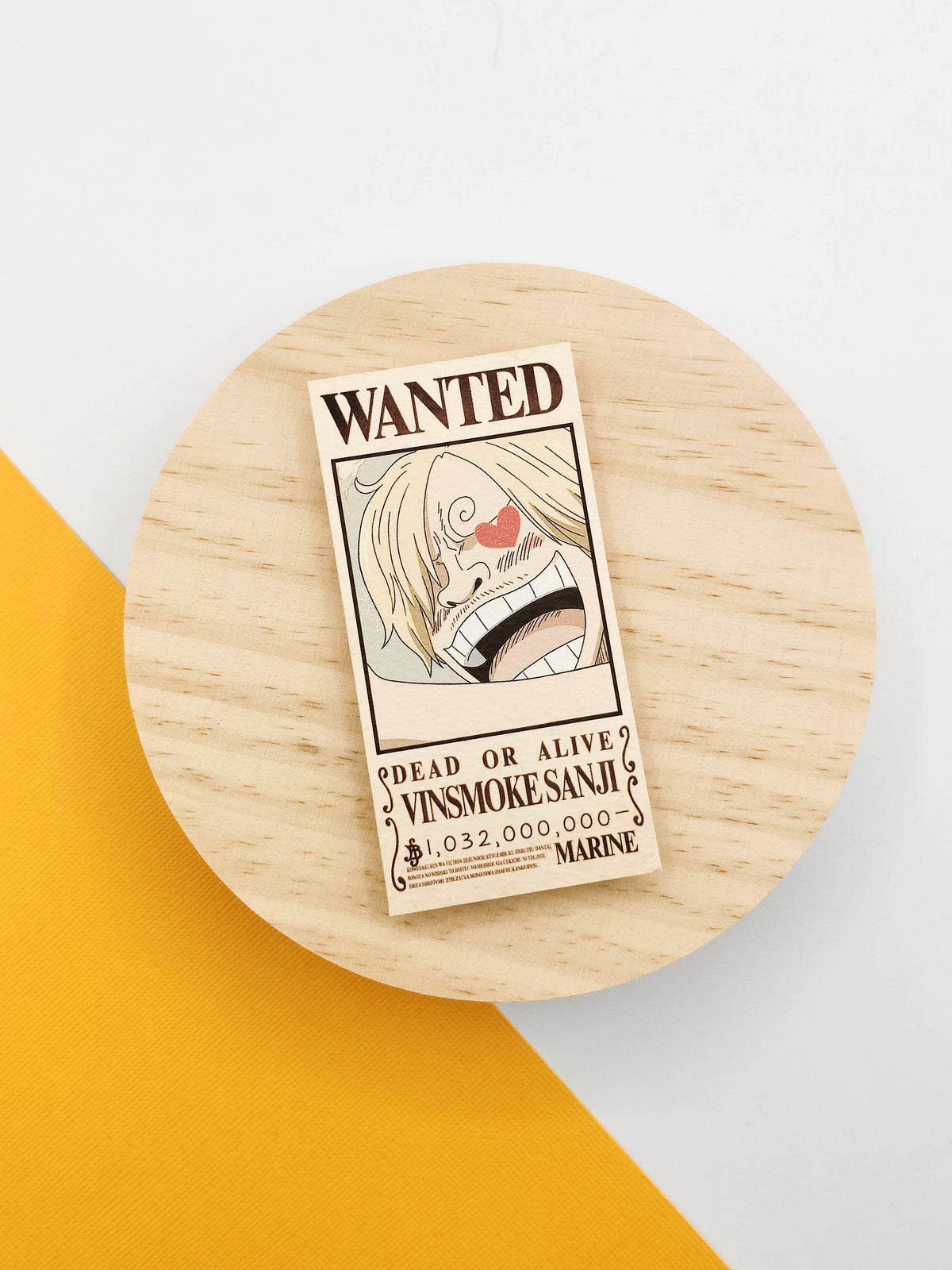 Marcapáginas - One Piece "Wanted"