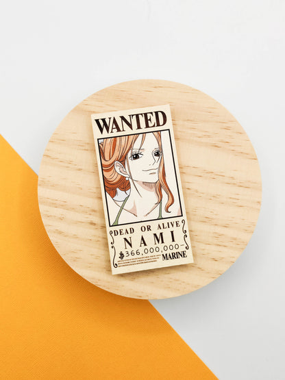Marcapáginas - One Piece "Wanted"