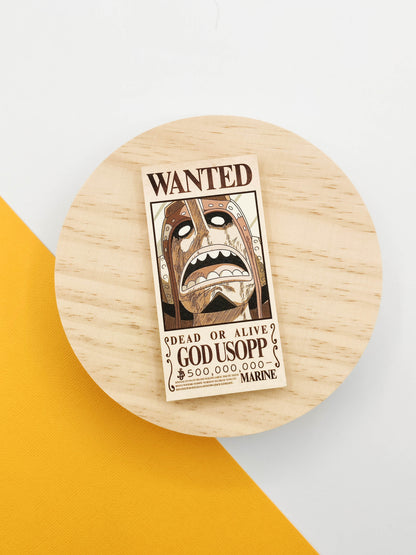 Marcapáginas - One Piece "Wanted"