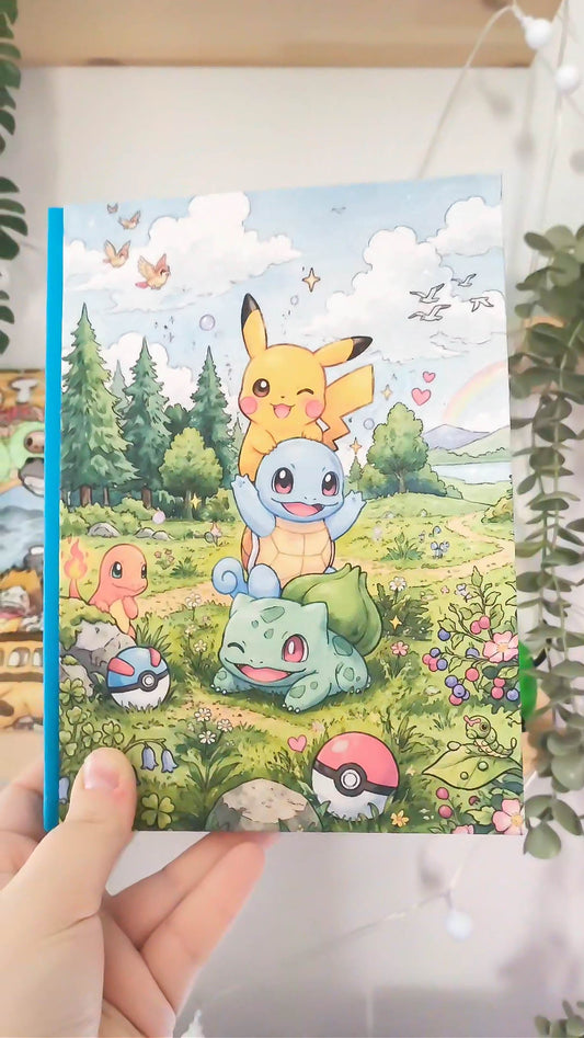 Cuaderno cosido - Pokemon