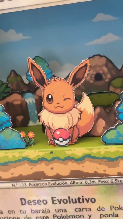 Diorama Eevee - Pokemon