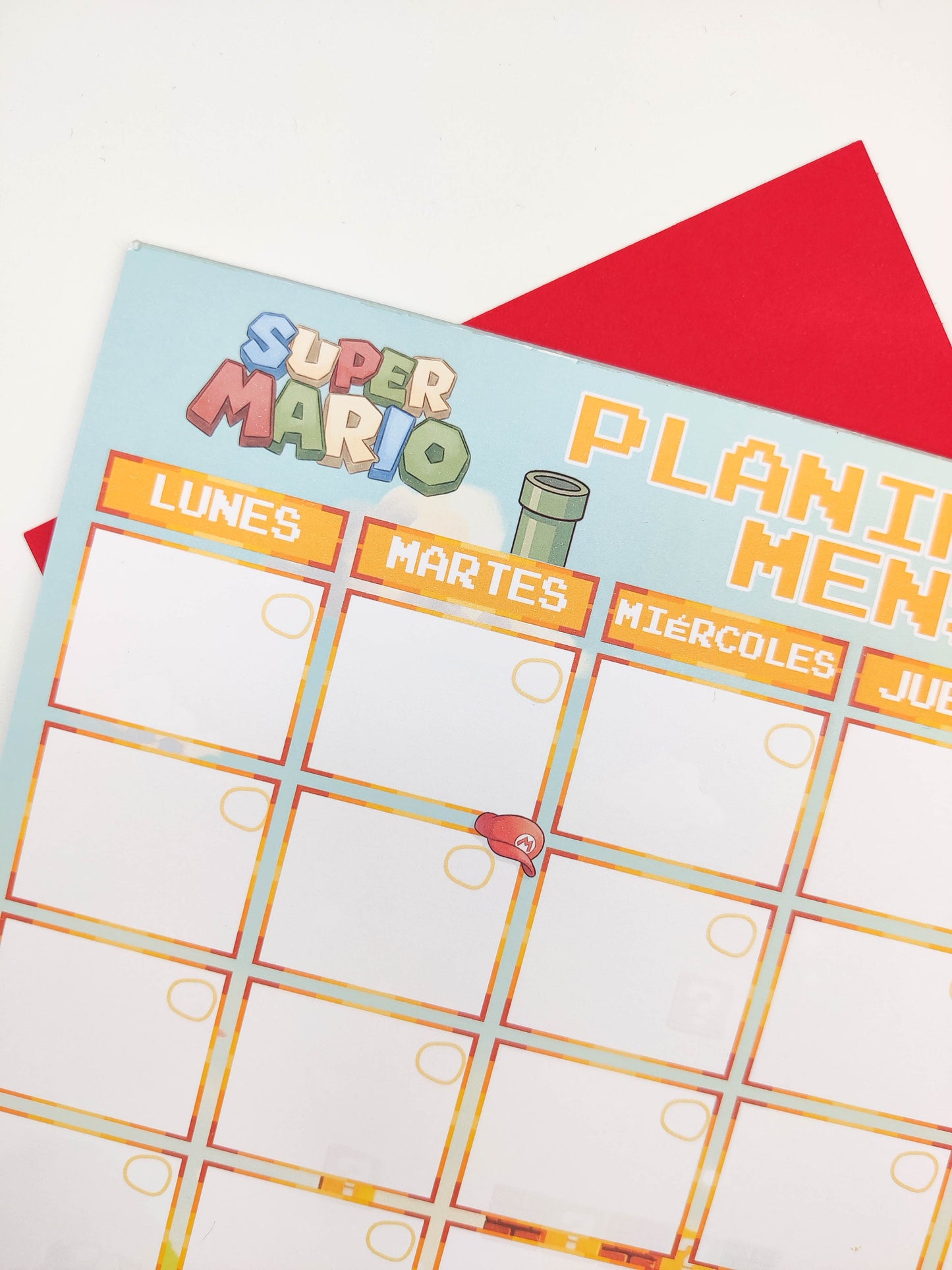 Planificador Mensual - Super Mario Bros