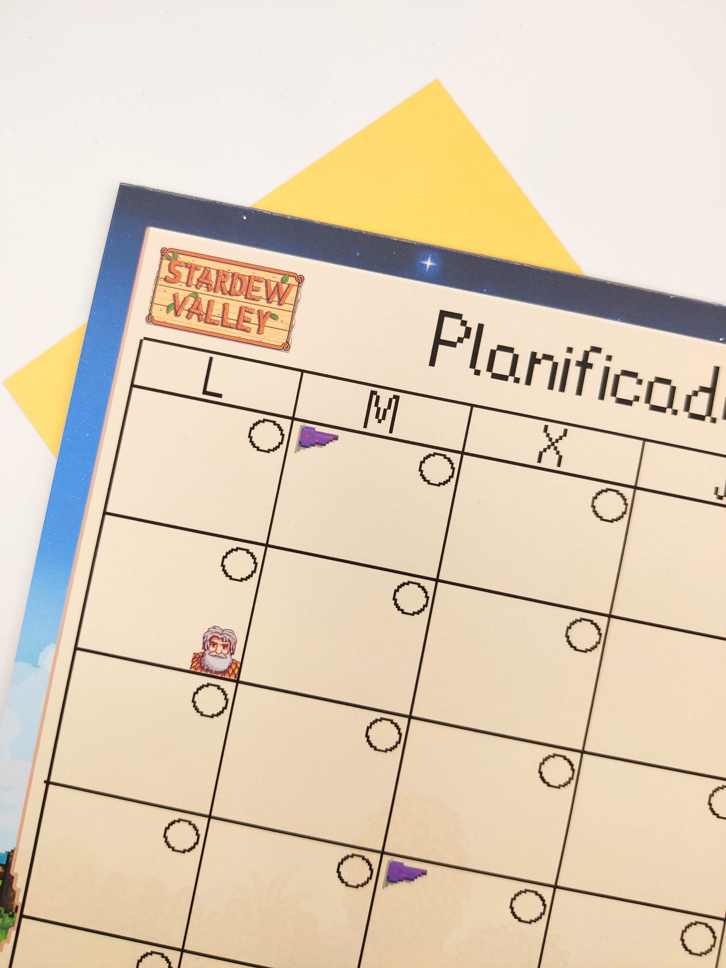 Planificador mensual - Stardew Valley