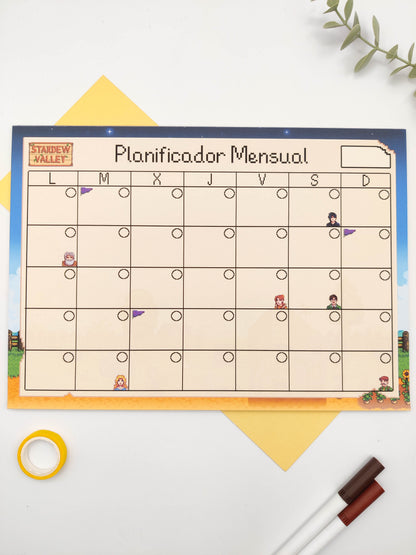 Planificador mensual - Stardew Valley