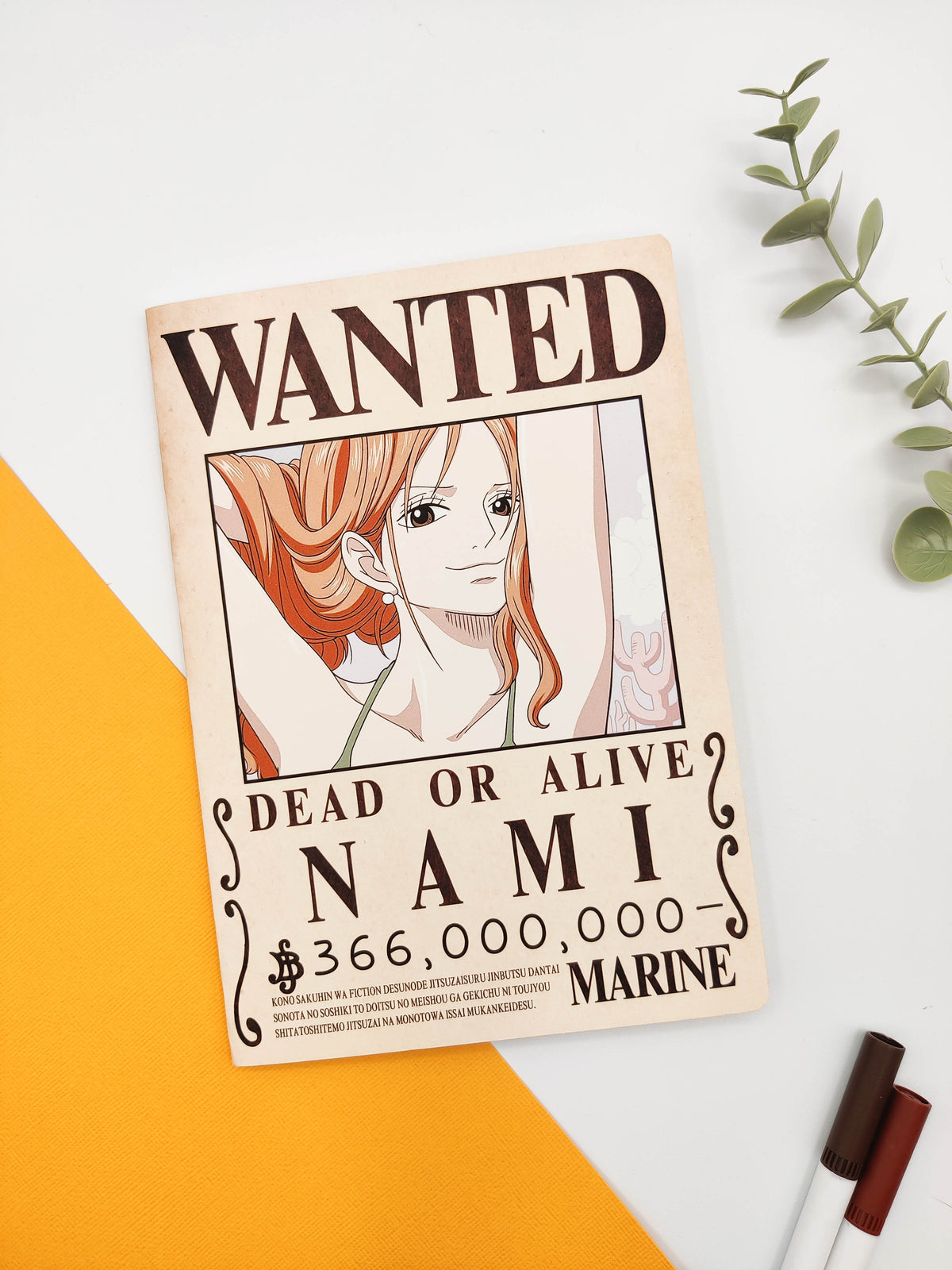 Cuaderno grapado - One Piece "Wanted"