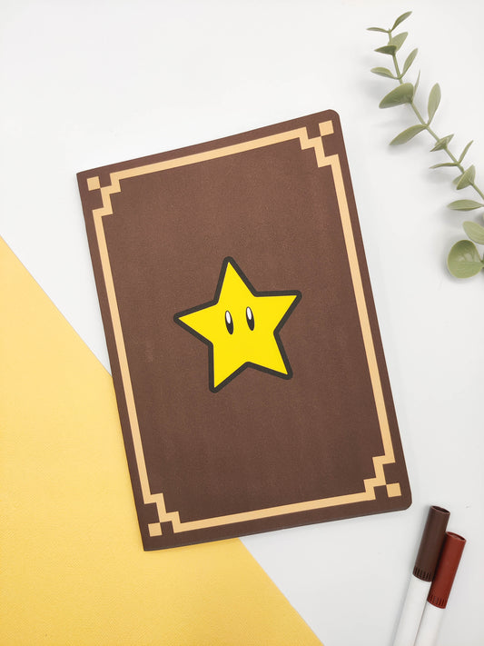 Cuaderno grapado - Super Mario Bros "Libro de cuentos de Estela"